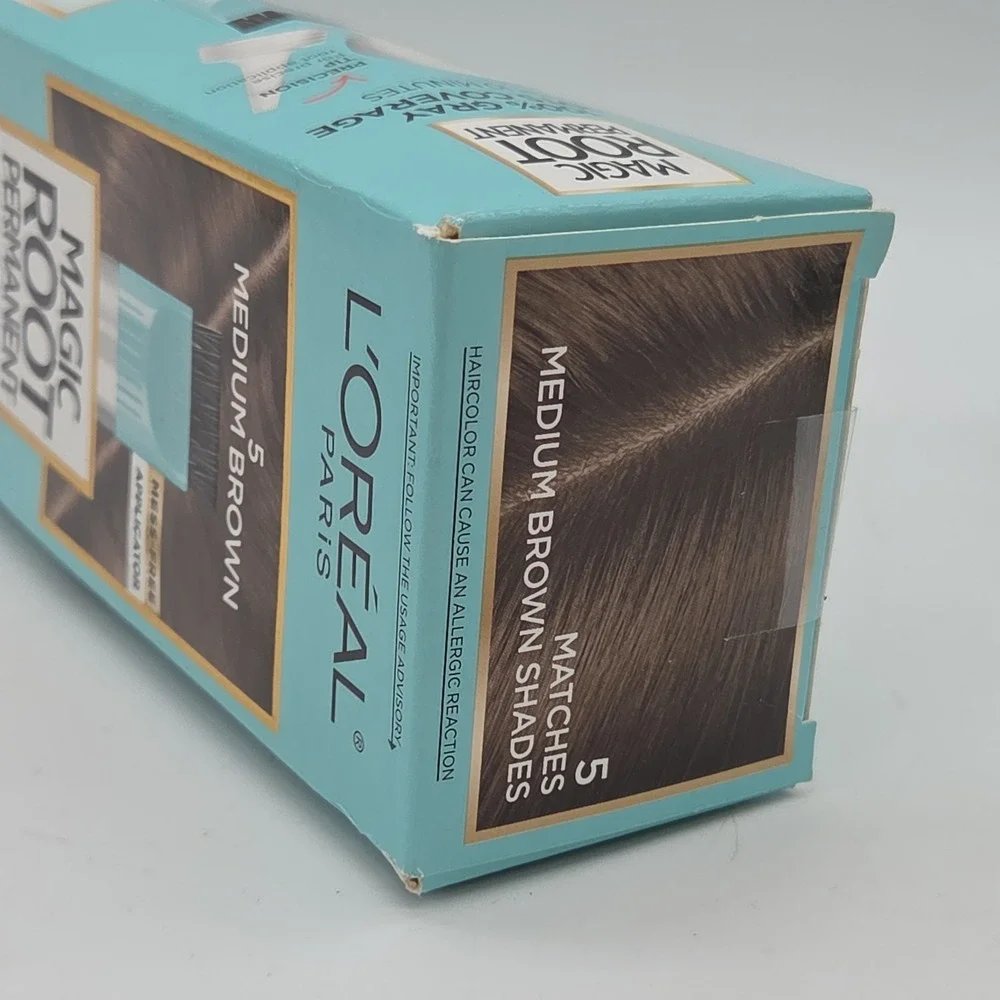 NEW Lot Of 2 L'oreal Paris Magic Root Permanent #5 Matches Medium Brown Shades